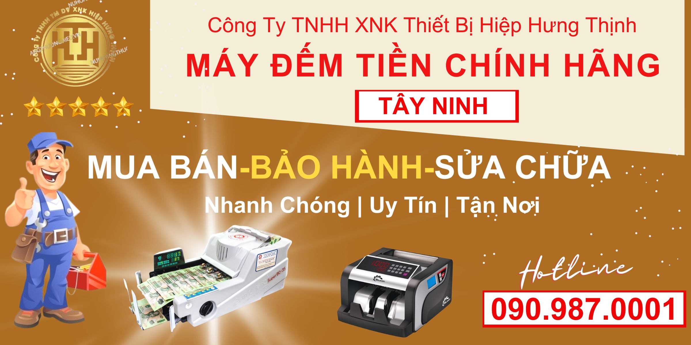 Máy đếm tiền tại Tây Ninh